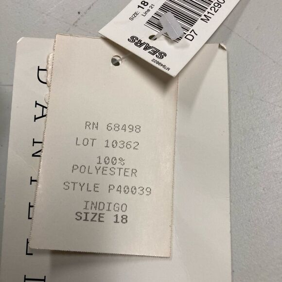 Vintage Danielle B, Skirt, blue, Size 14, - Picture 10 of 14